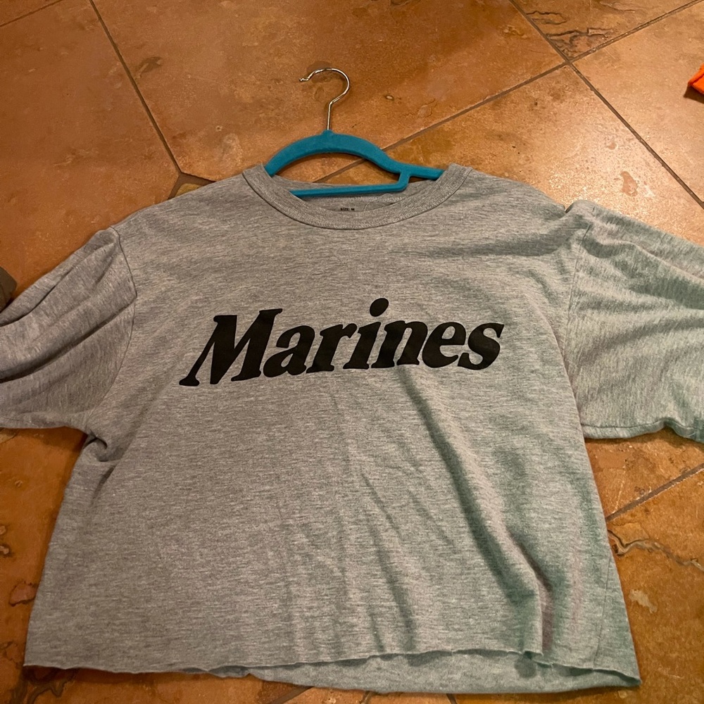 Marines cropped shirt